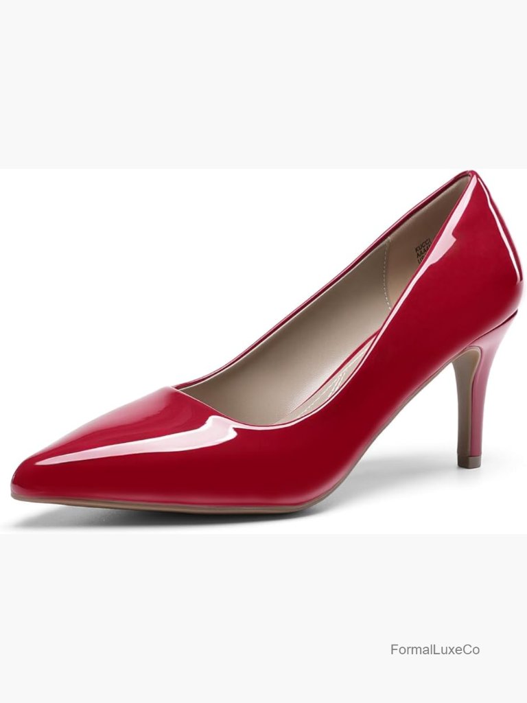Women's 3-Inch Stiletto Heels Pointed Toe Dress Pumps For Work Office